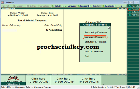 Tally ERP 9 Serial Key