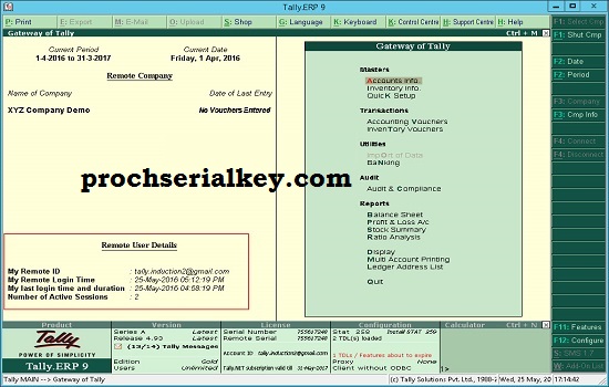 Tally ERP 9 Serial Key