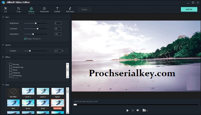 download the new GiliSoft Video Editor Pro 17.4